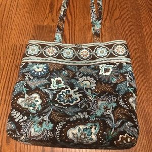 Vera Bradley Tote with Button